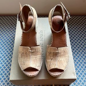 Gentle souls Charli wedge heels size 7